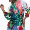 Arty Printed Sweater