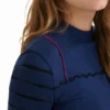 Arty Ribbed Flounce T-Shirt