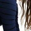 Arty Ribbed Flounce T-Shirt