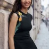 Asymmetric Floral Dress