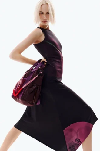 Asymmetric Poppy Dress