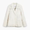 Asymmetrical Striped Blazer