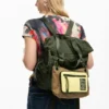 Bicolor Waxed Voyager Backpack