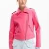 Biker Jacket Leather Effect