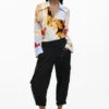 Cargo Capri Pants