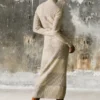 Checked Turtleneck Sweater