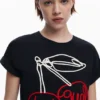 Cherry Lace-Up T-Shirt