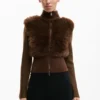 Chocolate Knit Jacket