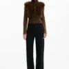 Chocolate Knit Jacket