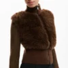 Chocolate Knit Jacket