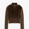 Chocolate Knit Jacket