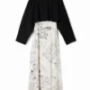 Combined Midi Dress