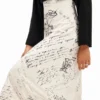 Combined Midi Dress