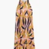 Crinkled Effect Midi Dress
