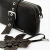 Crossbody Wallet Floral Appliques