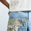 Denim Bermuda Patches