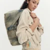 Denim Charm Bag