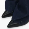 Denim Flap Ankle Boot