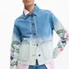 Denim Jacket Flowers