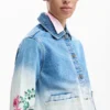 Denim Jacket Flowers
