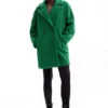 Double-Breasted Boucle Coat