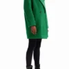 Double-Breasted Boucle Coat