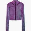 Double-Zip Knit Jacket