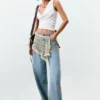 Draped Sleeveless T-Shirt