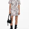 Dress with Drawn Flowers