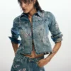 Embroidered Denim Jacket