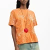 Embroidered Flowers T-Shirt