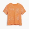 Embroidered Flowers T-Shirt