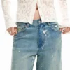 Embroidered Jeans