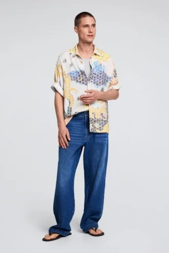 Embroidered Printed Shirt