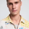 Embroidered Printed Shirt