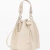 Embroidered Ruched Backpack