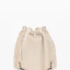 Embroidered Ruched Backpack
