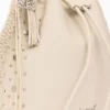 Embroidered Ruched Backpack