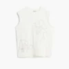 Embroidered Spaghetti Strap Top