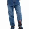 Embroidered Spiderman Jeans