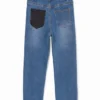 Embroidered Spiderman Jeans