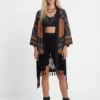 Ethnic Tassels Kimono