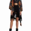 Ethnic Tassels Kimono