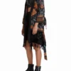 Ethnic Tassels Kimono