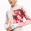 Fine Knit Collage Sweater