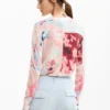 Fine Knit Collage Sweater