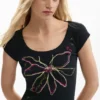 Fitted Flower T-Shirt