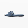Flat Denim Sandal