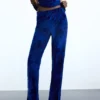 Flocked Pants