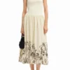 Floral Flared Midi Dress